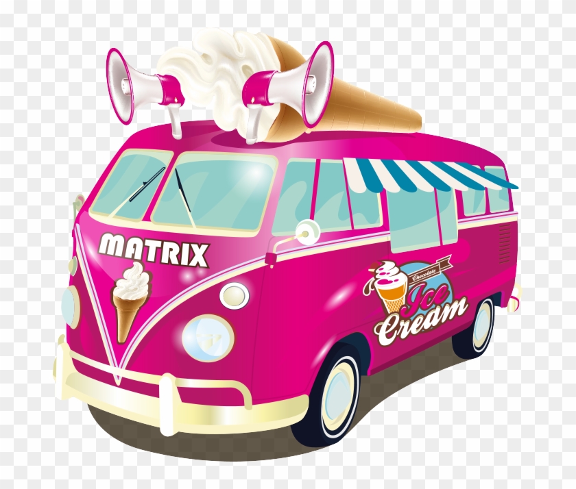 Mr Whippy Melbourne Matrix Ice Cream Van - Ice Cream Van Clipart #172008