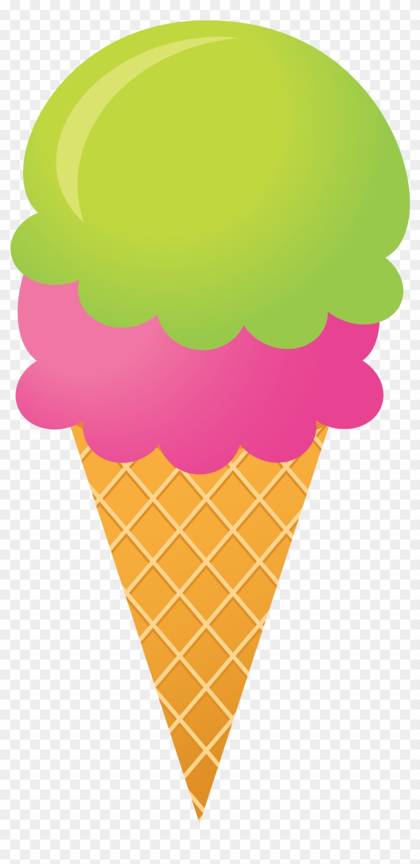 Cursive - Ice Cream Cone Clip Art #172038