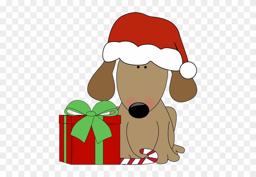 Candy Clipart Funny - Dog Christmas Clip Art #172063