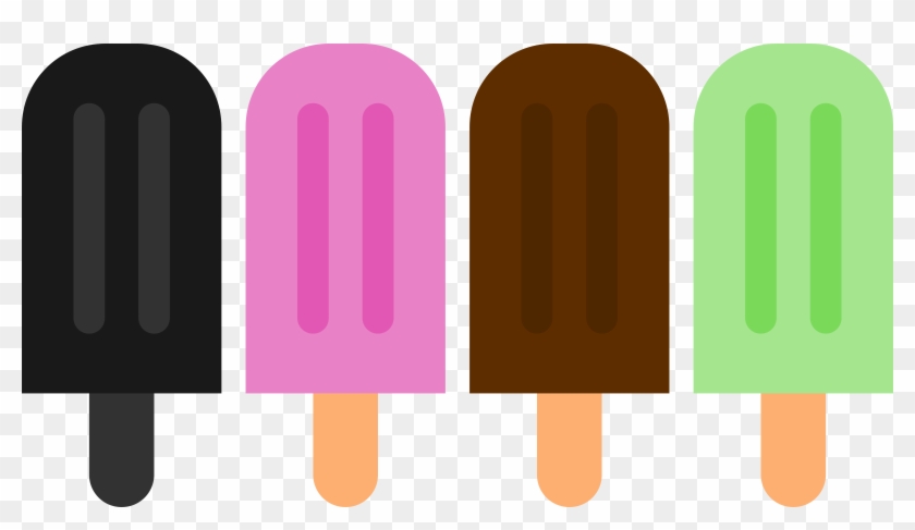 Popsicle Clipart Double - Popsicle Vector #172167