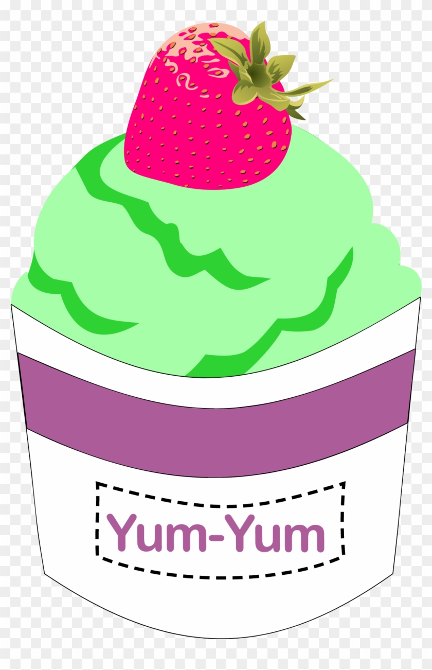 10 Ice Cream Clipart Nº2 - Strawberry #172180