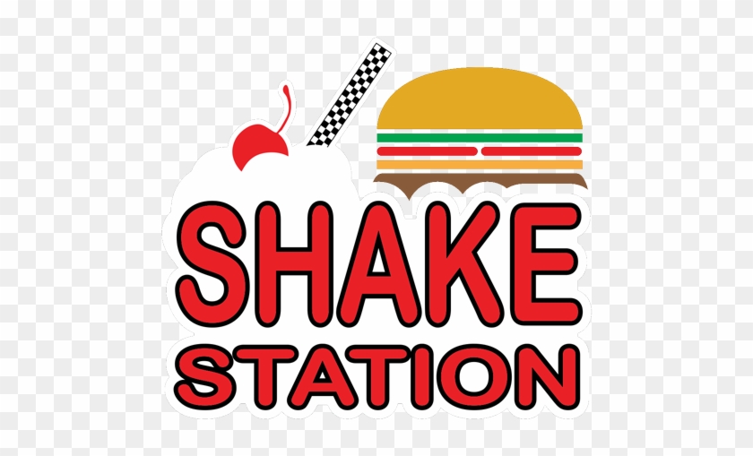 Burger Ice Cream Ellenton Fl Shake Station Logo - Burger And Shake Logo #172189