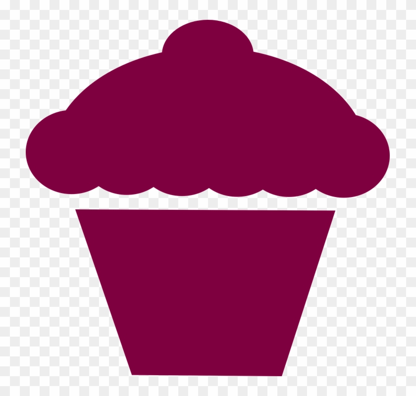 Cupcake Outline Clipart Free Clip Art Images - Icon Food Pink Png #172222