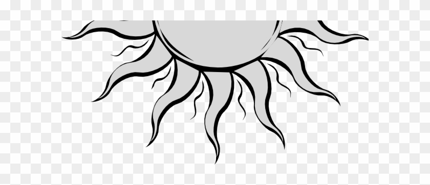 Half Sun Clip Art - Draw A Half Sun #172329