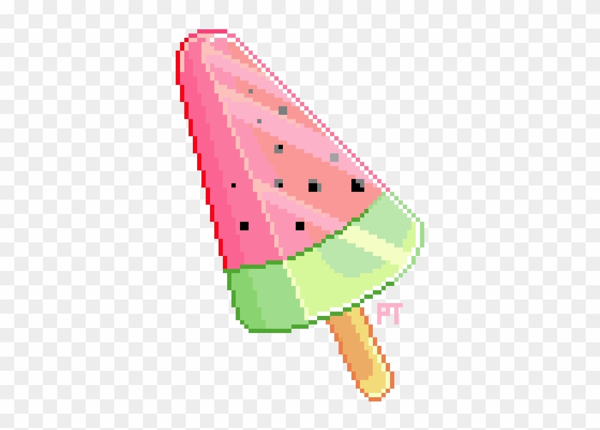 Ice Cream Clipart Cute - Kawaii Pixel Art Png #172385