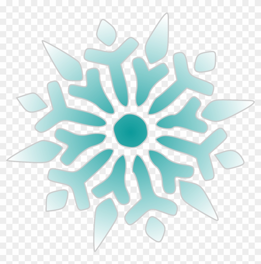 Snowflake Ice Blue Clip Art At Clker - Rosewindows Alchemy #172425