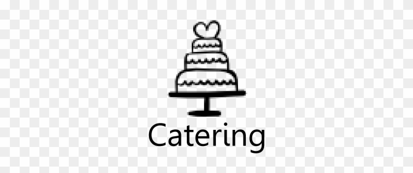 Catering For Ice Cream And Weddings - Black And White Cake Png #172471