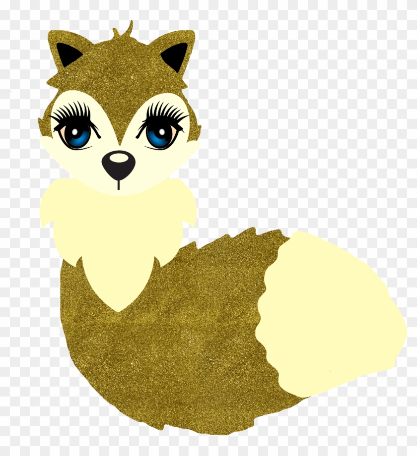 Cute Fox Clip Art - Green #172499