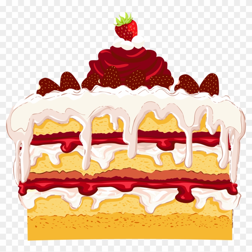Birthday Cake Black And White Clip Art Free Download - Happy Birthday Anna Gif #172500