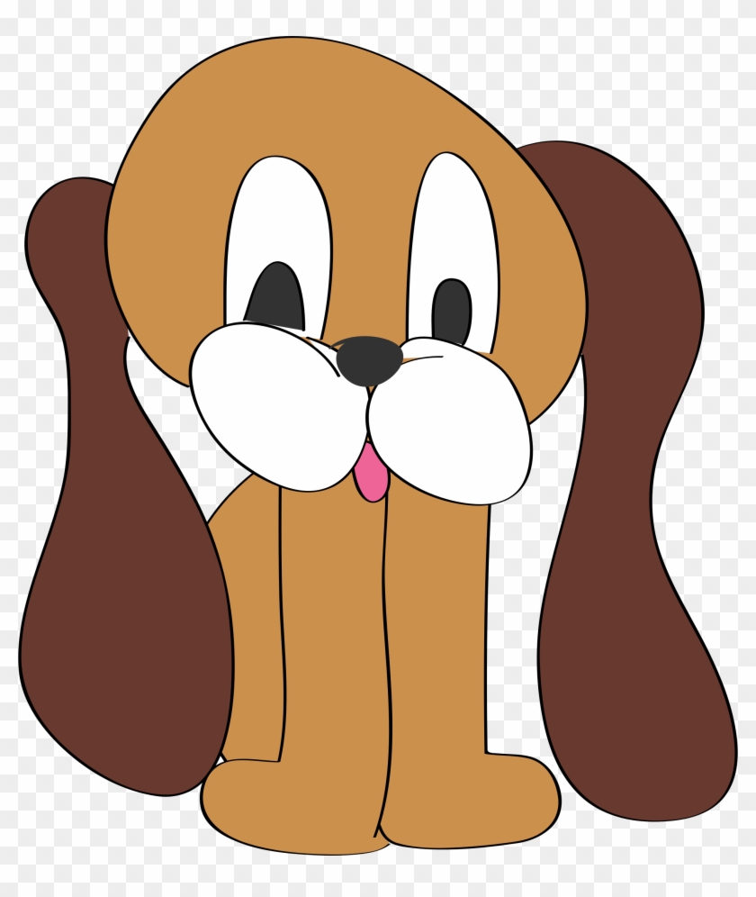 Clipart - Long Ear Dog Cartoon - Free Transparent PNG Clipart Images  Download