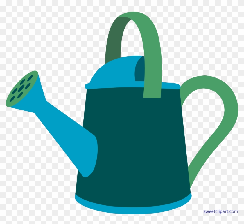 Garden Watering Can 2 Clip Art - Watering Can Clipart Png #172515