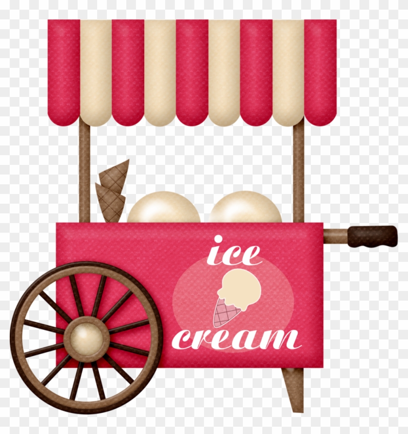 B *✿* Heladeros - Ice Cream Cart Png #172610