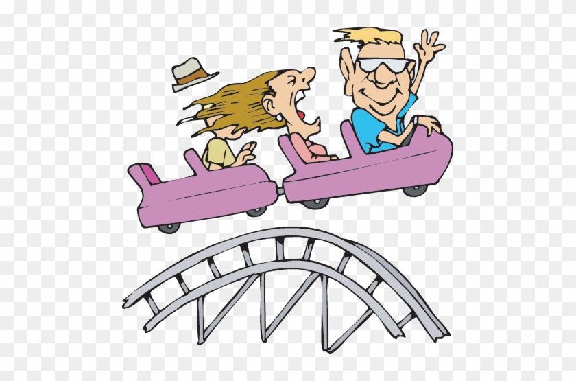 Gravity Games - Scary Roller Coaster Clipart #172616