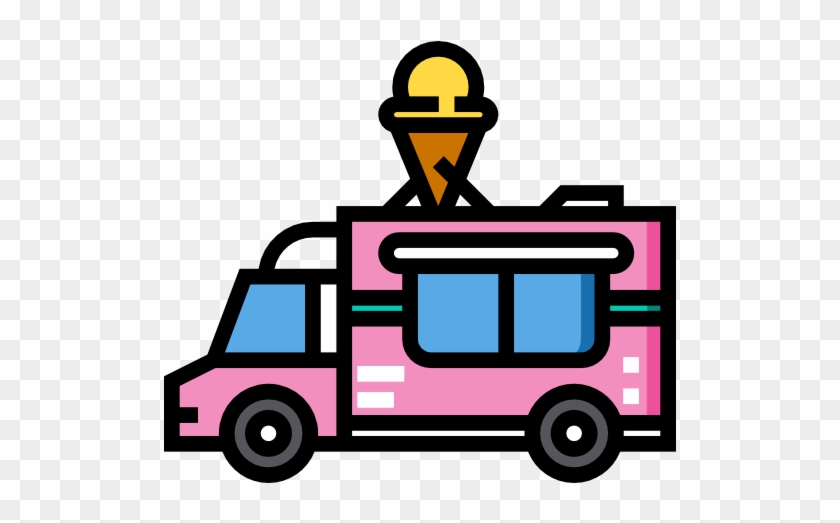 Ice Cream Truck Free Icon - Songpa District #172737