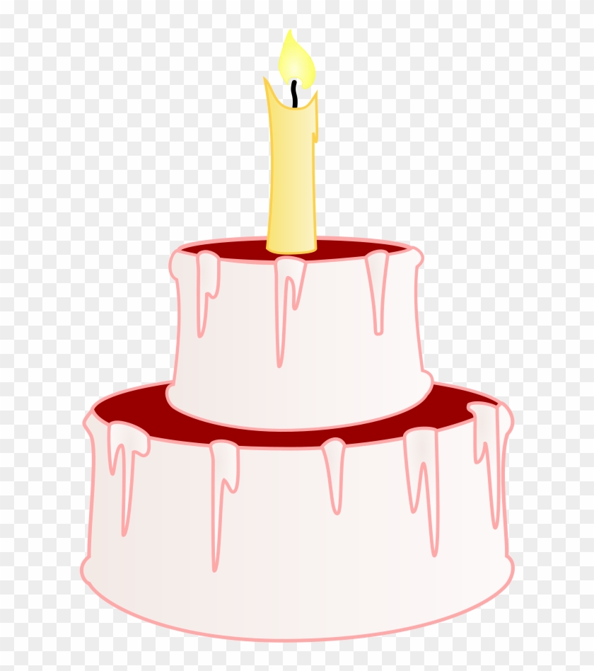 Cake Svg Vector File, Vector Clip Art Svg File - Birthday Cake Clip Art #172955