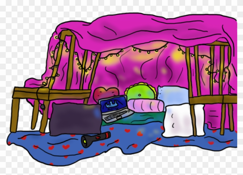 Blanket Fort By Treblemakeranna - Blanket Fort Png #172990