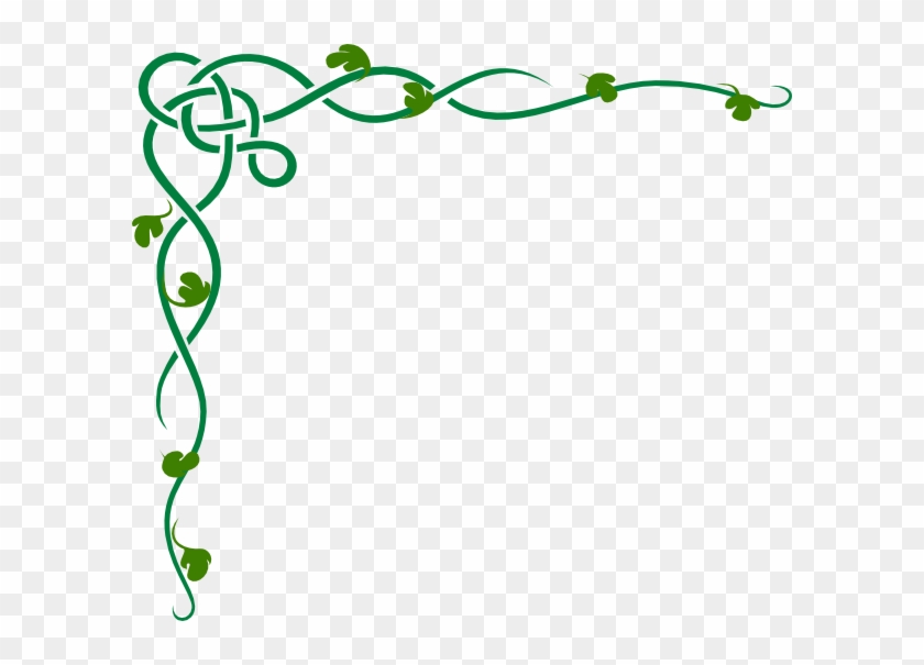 Parkers Celtic Corner Clip Art At Clker Com Vector - Vines Border #173019