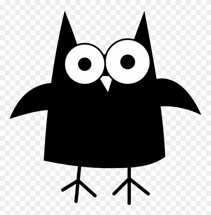 October Images Clip Art Clipart Image Clipartcow Clipartix - Owl Clip Art Black #173033