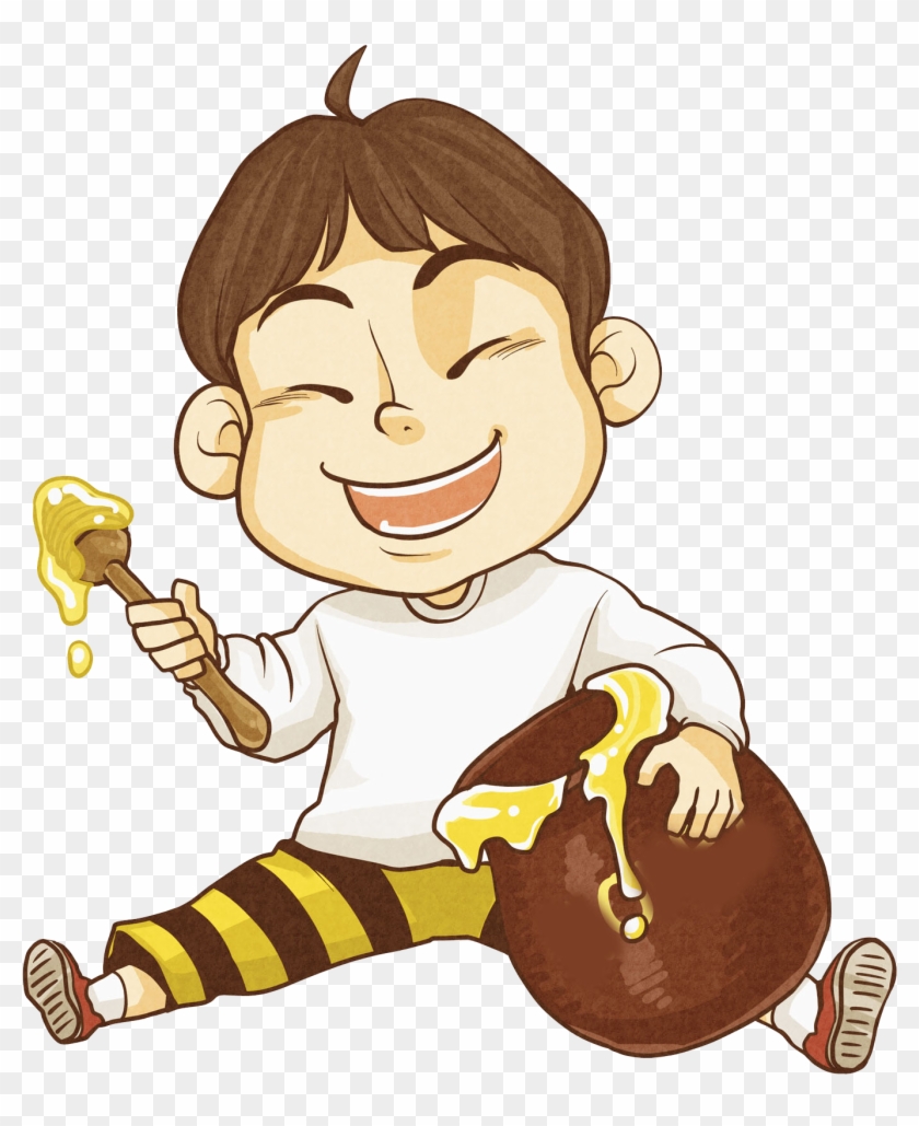 Honey Food Drawing Eating - Honey Food Drawing Eating #173175