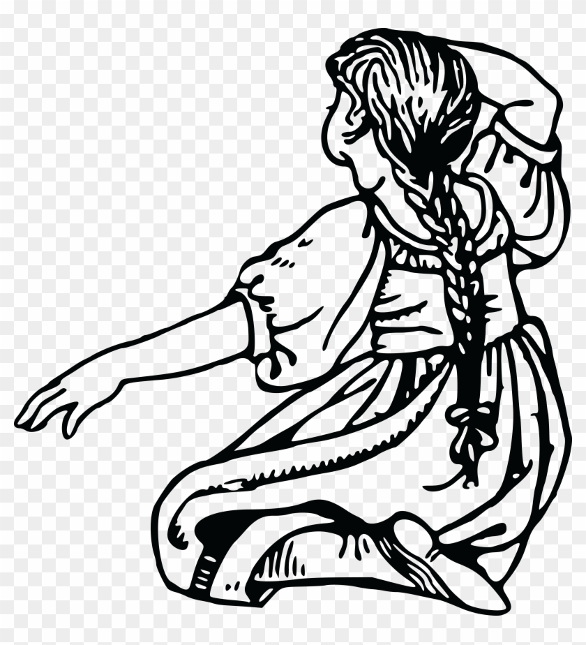 Free Clipart Of A Girl Dancing - Clip Art #173171