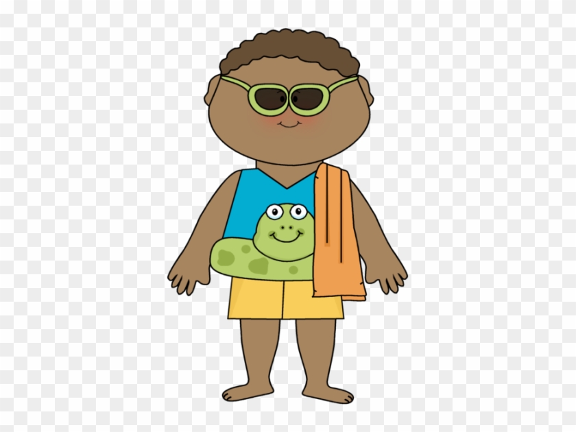 Summer Clip Art - He Is Wearing Shorts #173192