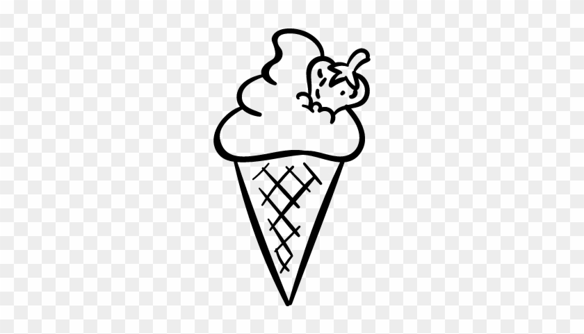 Ice Cream Cone Vector - Ice Cream Cone Vector Png #173202