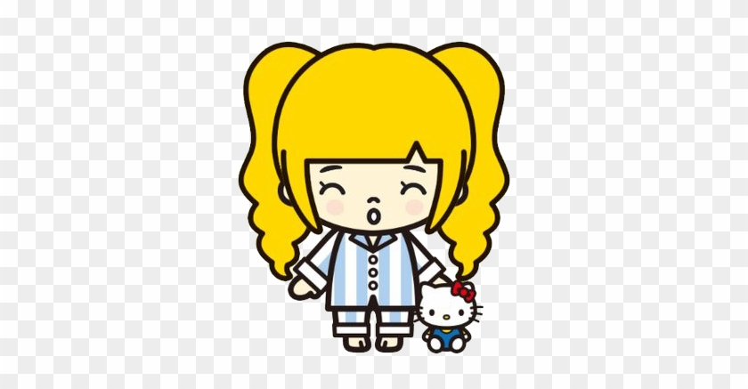 Free Png Clipart-kawaii Pj Girl Designed By Thewalkingmombie - Cartoon #173281