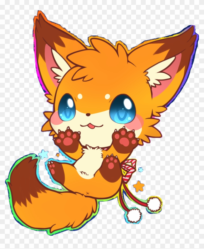 3 Kawaii Fox Kitty Freetoedit - Cute Animated Fox - Free Transparent