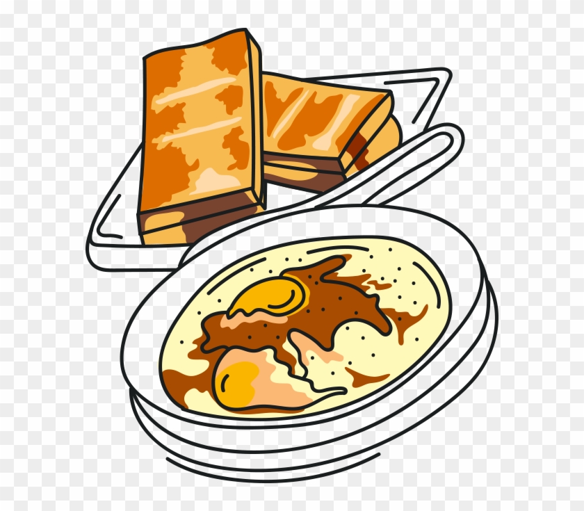 Food Kaya Toast Hangover Butterbrot Clip Art - Food Kaya Toast Hangover Butterbrot Clip Art #173454