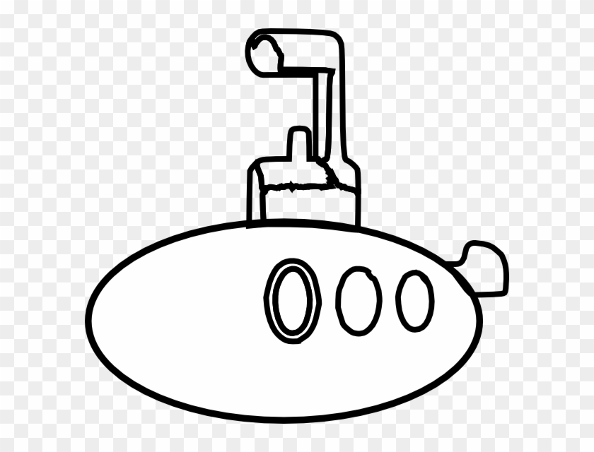 Download Or Print These Amazing Sandwich - Outline Image Of Submarine #173479