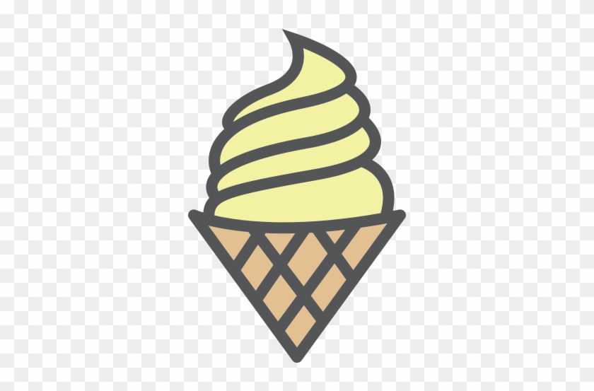 Soft Serve - Ice Cream Cone #173481