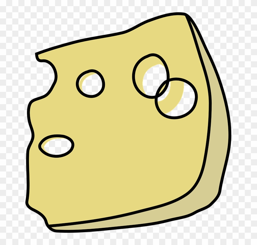 Cheese Sandwich Milk Pizza Clip Art - Swiss Cheese Clipart #173509