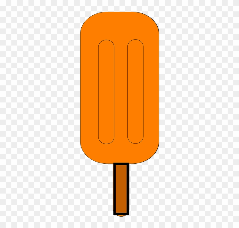 Popsicle Clipart Orange - Paleta De Hielo Vector Png #173523