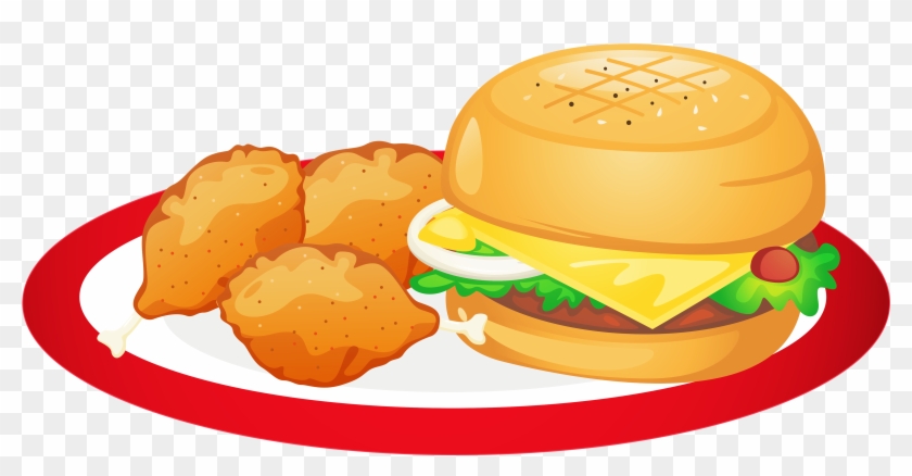 Sandwich Clipart Food Platter - Junk Food Clipart Png #173553