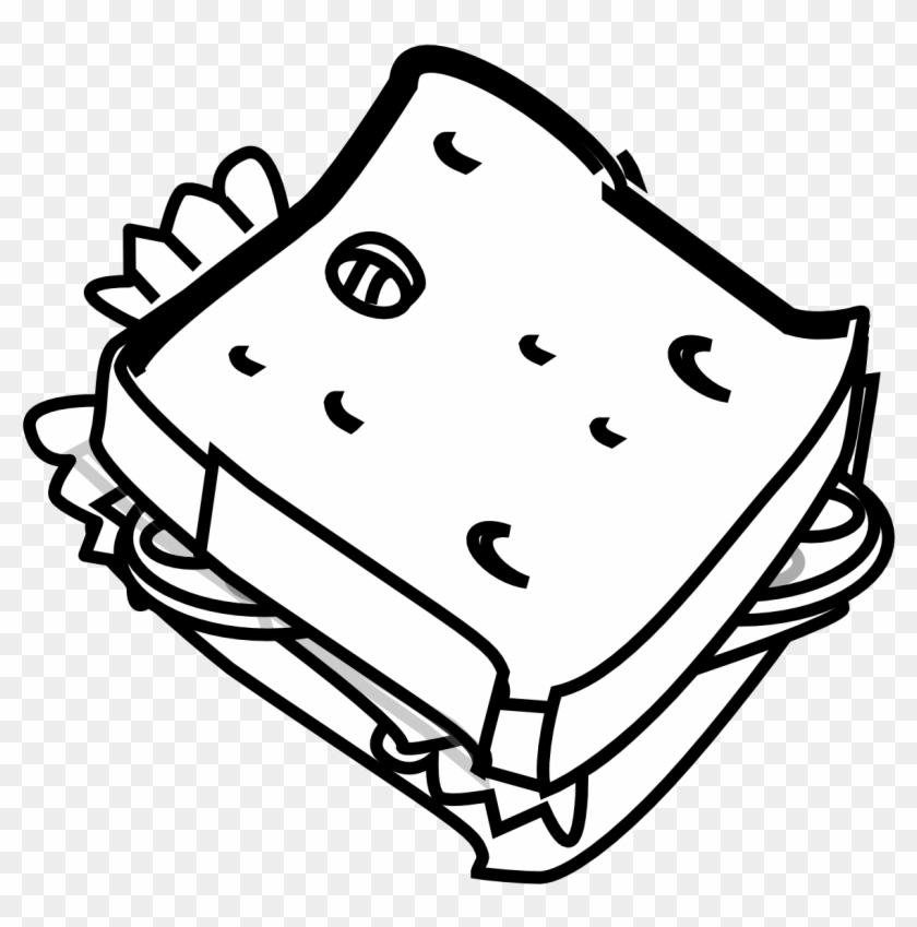 Cheese - Sandwich - Clipart - Cheese Sandwich #173626