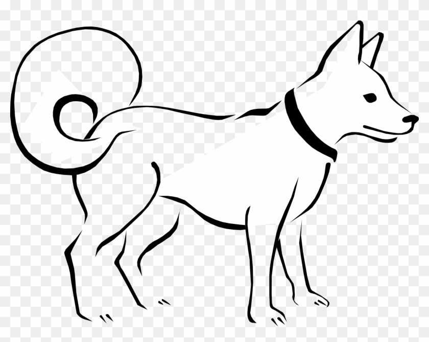 Dog Clip Art Black And White - Dog Black & White #173639