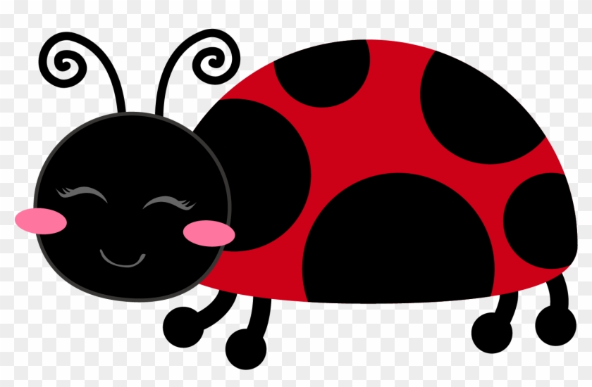 Girl And Ladybugs Clip Art - Lady Bug Clip Art #173671