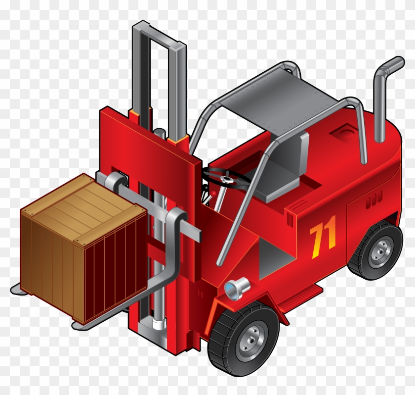 Muga Forklift Truck Png Clipart - Truck Clip Art #173679
