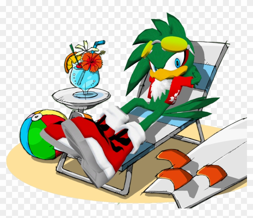 Jet The Hawk Hawaiian Vacation Background By Nibroc-rock - Sonic Jet The Hawk #173682