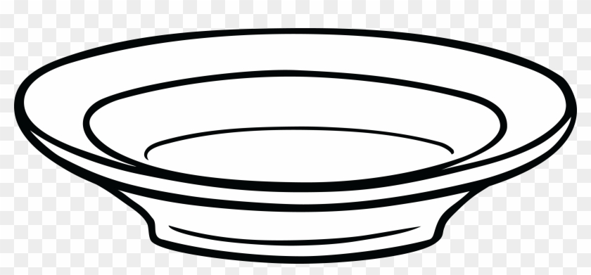 Free Clipart Of A Shallow Bowl - Bowl Clipart Png #173692
