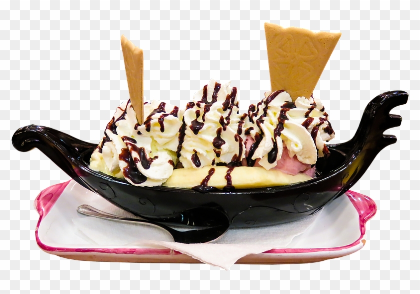 Eat Ice Cream Gondola Dessert Isolated Swe - Party-zeit - Eiscreme-nachtisch-papierplatte 8 Papierteller #173765