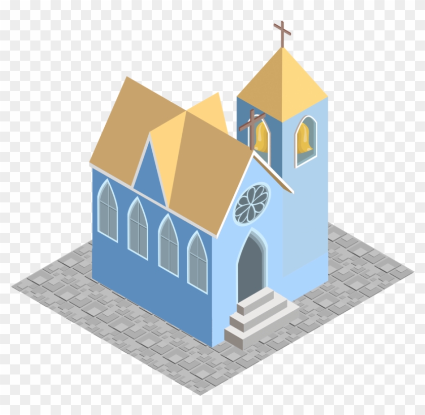 Isometric Church Model 1 By Andre-tachibana - Isometric Church #951787