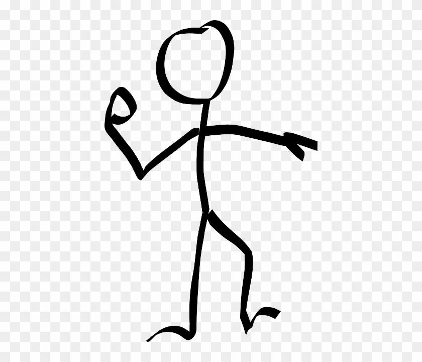 Stick Figure Man Clip Art Clipart - Stick Figure Throwing #951904