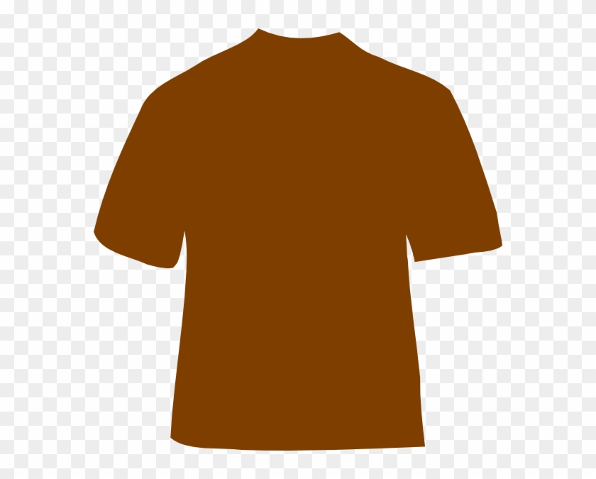 Brown T-shirt Svg Clip Arts 576 X 595 Px - Red Football Shirt Clipart #951944