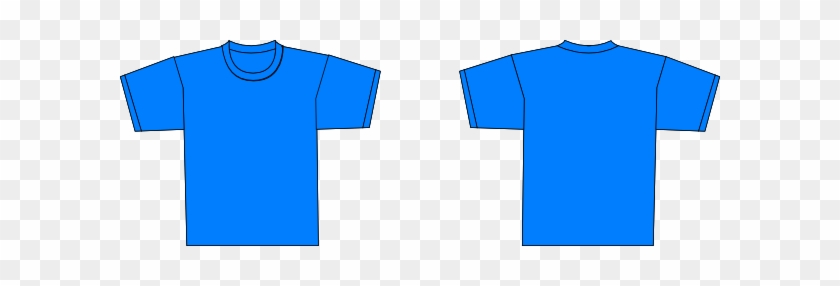 Bluet Shirt Template Hi Clipart - Blue T Shirt Template #951954