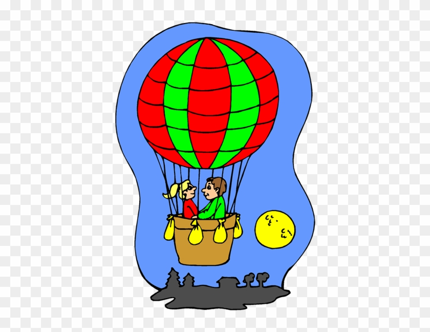 Valentine's Day Free Clip Art - Hot Air Balloon #952048