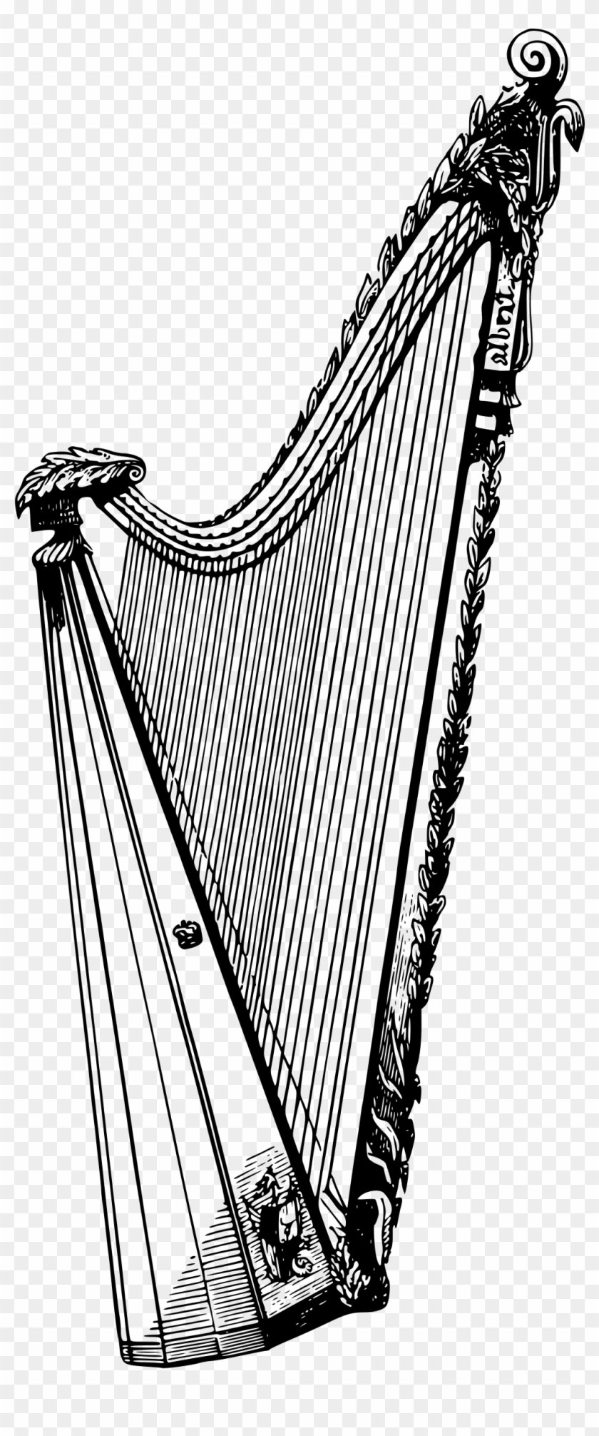 Harp 3 - Instrumento Arpa Sin Fondo Png #952078