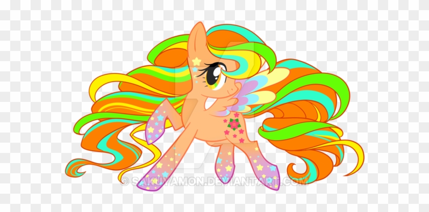 Rainbow Power April Blossom By Sakuyamon - Rainbow Power Mlp Oc #952132