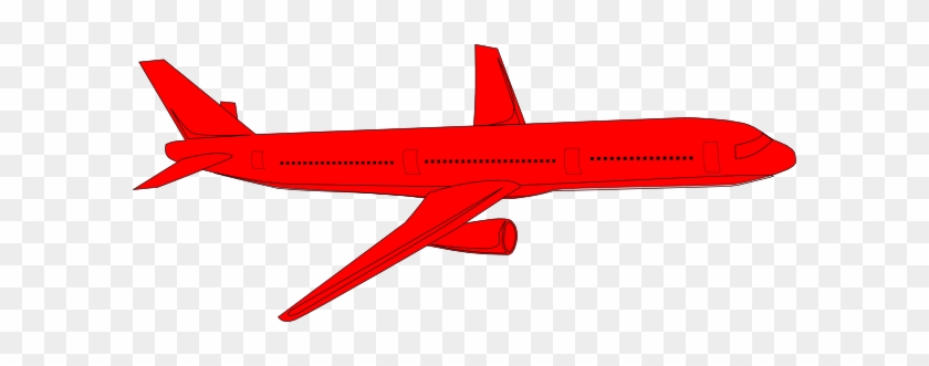 Red Jet Clip Art At Vector Clip Art - Red Cartoon Plane #952191