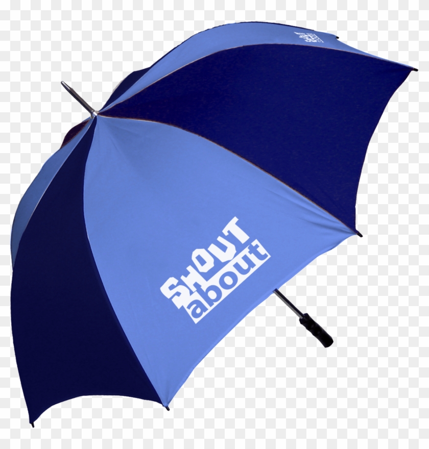 Auto Golf Promotional Umbrella - Navy Budget Golf Umbrella #952373